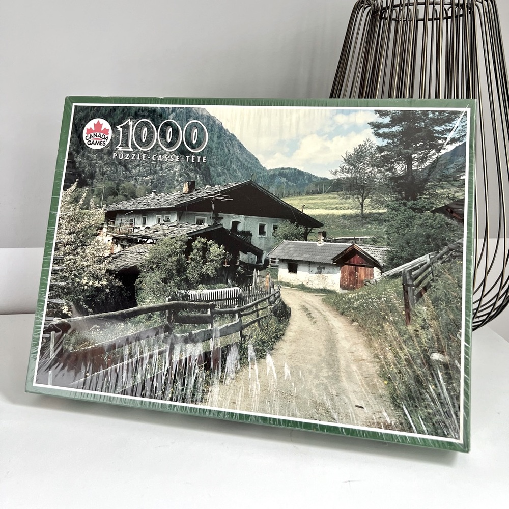 1000 piece Jigsaw Puzzle 90’s STILL SEALED Italian Countryside, Made in Canada